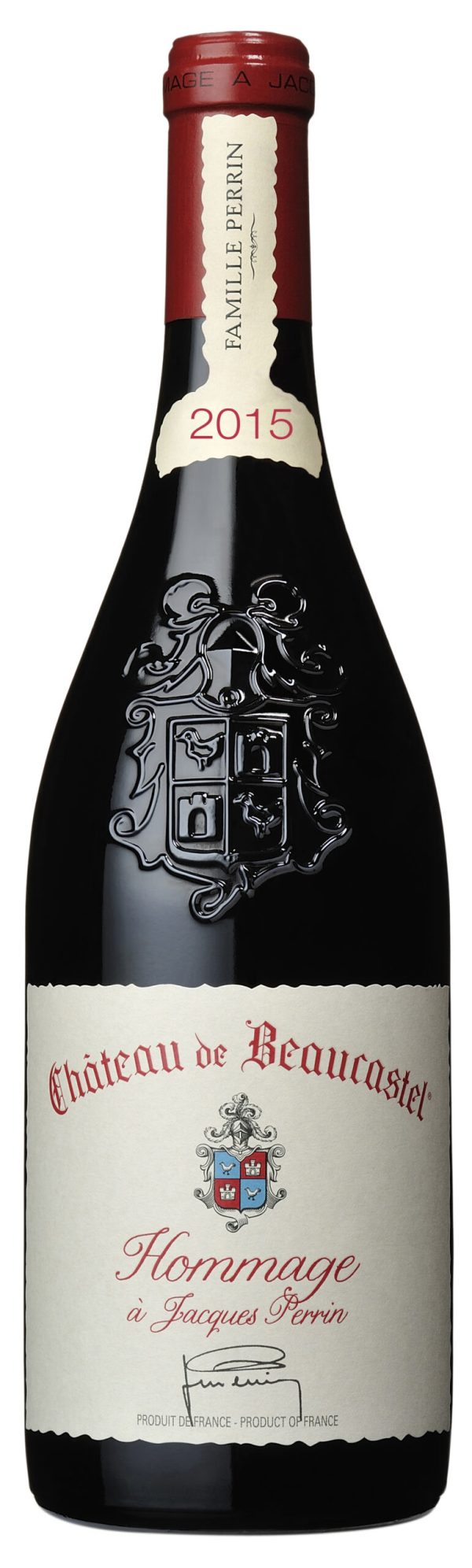 CHÂTEAU DE BEAUCASTEL, HOMMAGE A JACQUES PERRIN 2015 75CL