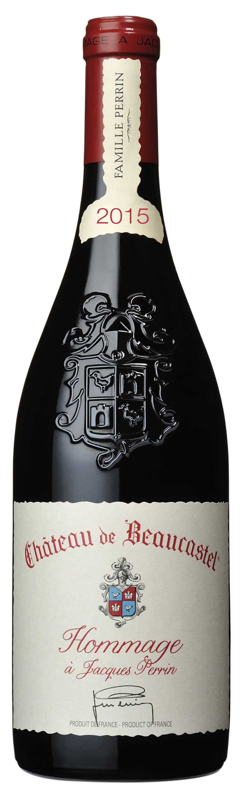 CHÂTEAU DE BEAUCASTEL, HOMMAGE A JACQUES PERRIN 2015 75CL