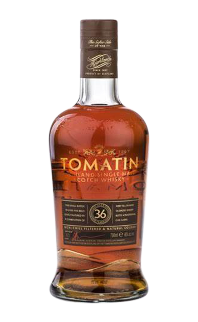 TOMATIN 36 YEAR OLD SINGLE MALT 45.1% 70CL