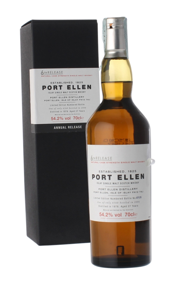 PORT ELLEN SIXTH ANNUAL RELEASE 27YO 54.2% 1978 LC 70CL