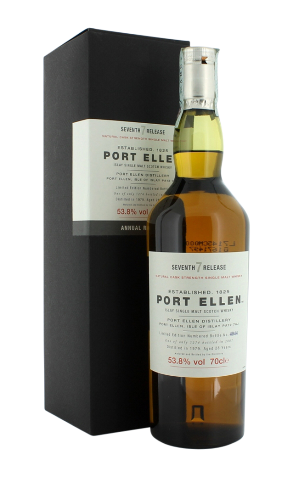 PORT ELLEN SEVENTH ANNUAL RELEASE 28YO 53.8% 1979 LC 70CL