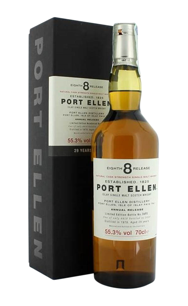 PORT ELLEN EIGHTH ANNUAL RELEASE 29YO 55.3% 1978 LC 70CL