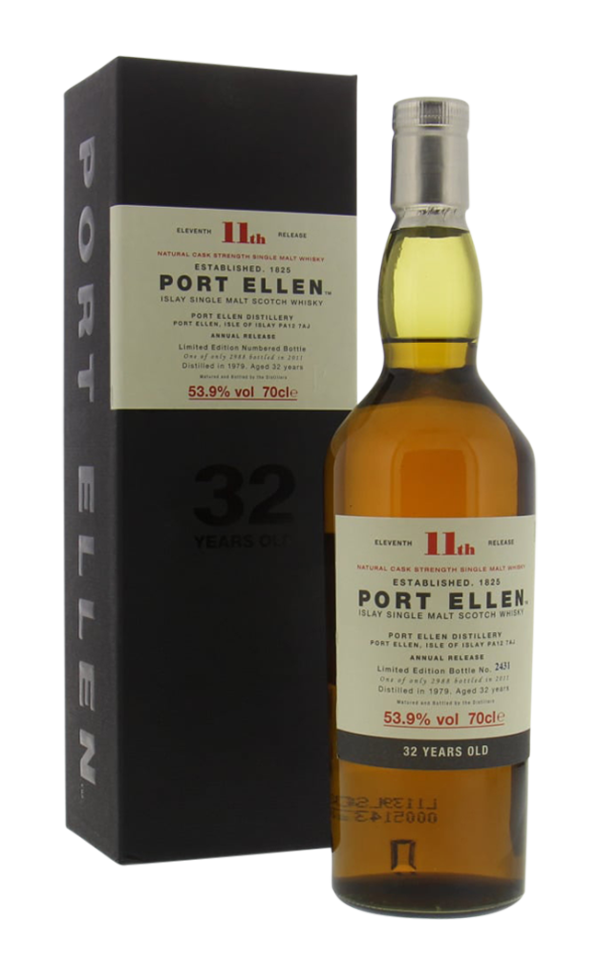PORT ELLEN ELEVENTH ANNUAL RELEASE 32YO 53.9% 1979 LC70CL