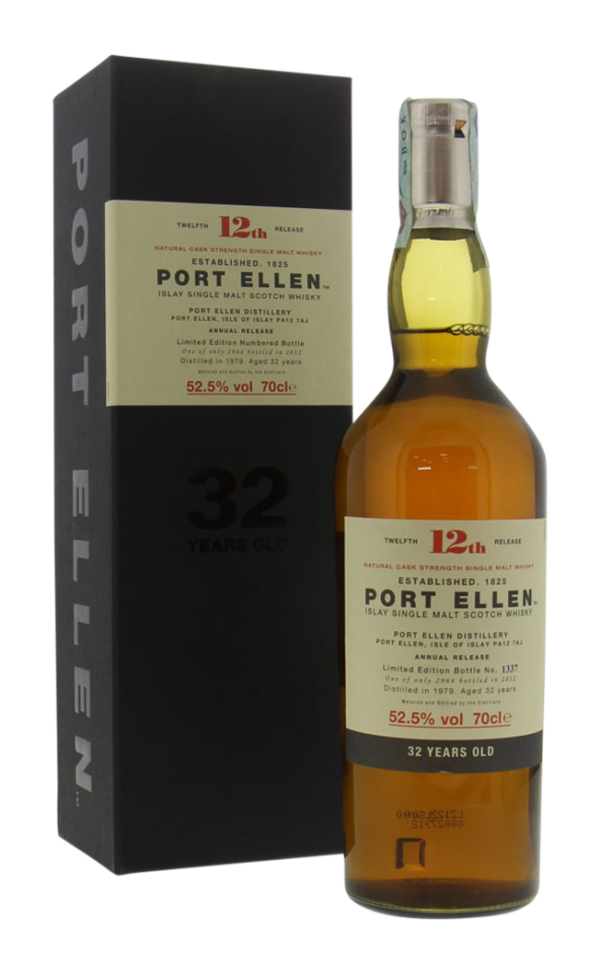PORT ELLEN TWELFTH ANNUAL RELEASE 32YO 52.5% LC 70CL