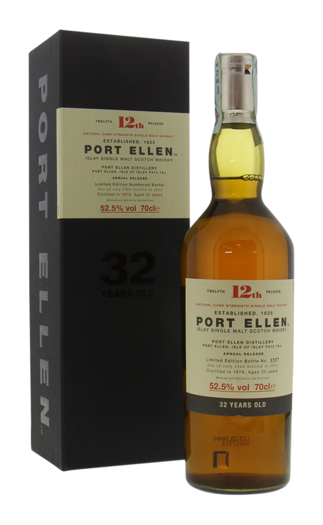 PORT ELLEN TWELFTH ANNUAL RELEASE 32YO 52.5% LC 70CL