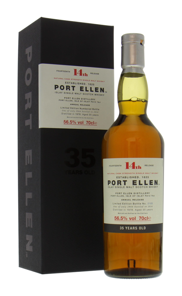 PORT ELLEN 14TH ANNUAL RELEASE 35YO 56.5% 1978 LC 70CL