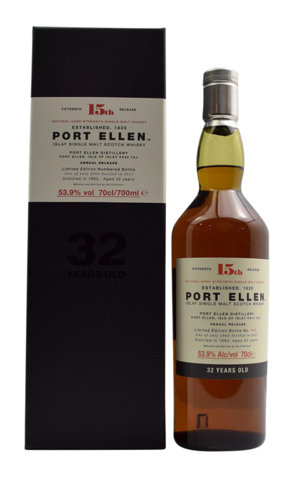 PORT ELLEN 15TH ANNUAL RELEASE 32YO 53.9% 1983 LC 70CL