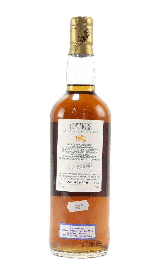 Samaroli, Bowmore, 1984, Islay, Scotland