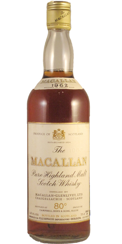 MACALLAN 1962 SHERRY CASK 75CL