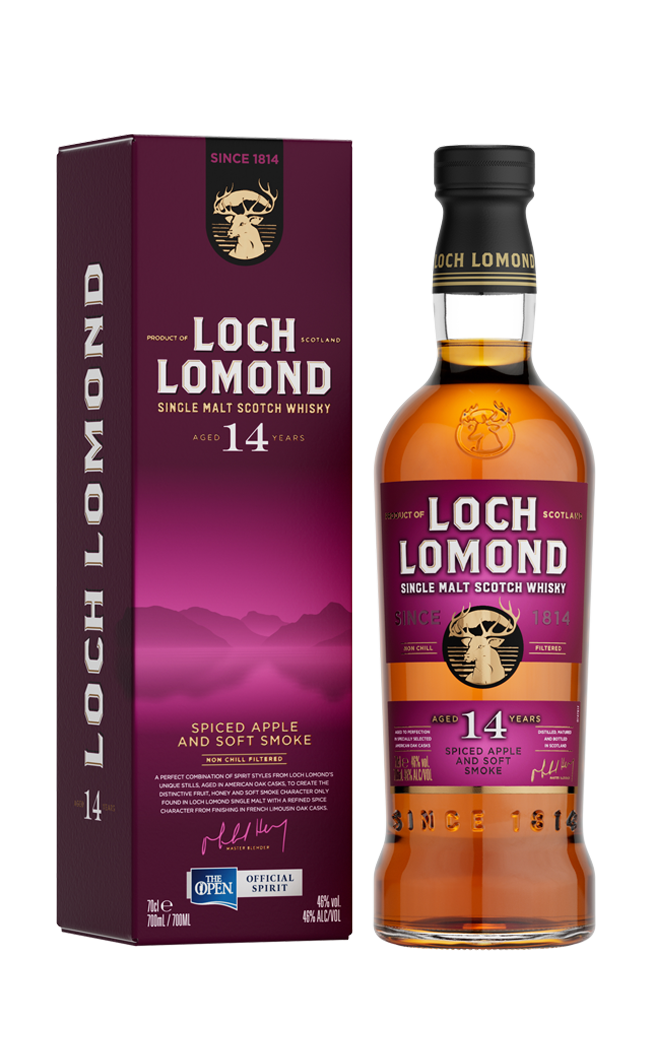 LOCH LOMOND 14 YEAR OLD SINGLE MALT SCOTCH WHISKY 70 CL