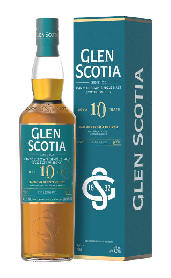 GLEN SCOTIA 10 YEAR OLD SINGLE MALT SCOTCH WHISKY 70CL
