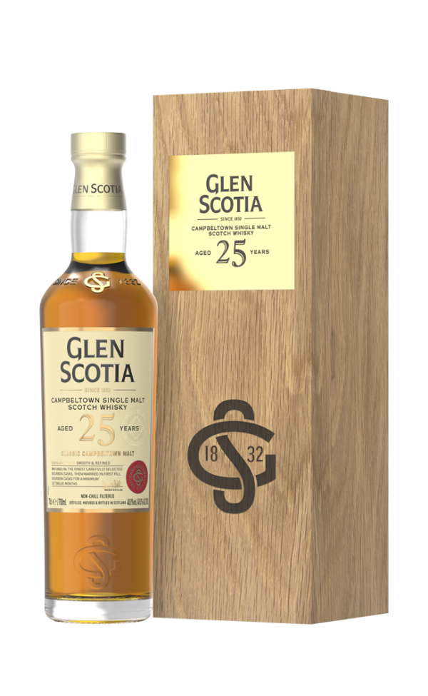 GLEN SCOTIA 25 YEAR OLD SINGLE MALT SCOTCH WHISKY 70CL