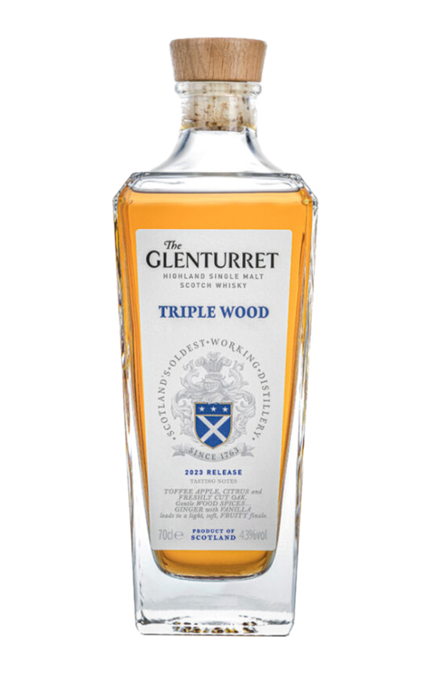 THE GLENTURRET TRIPLE WOOD SINGLE MALT 2023 70CL