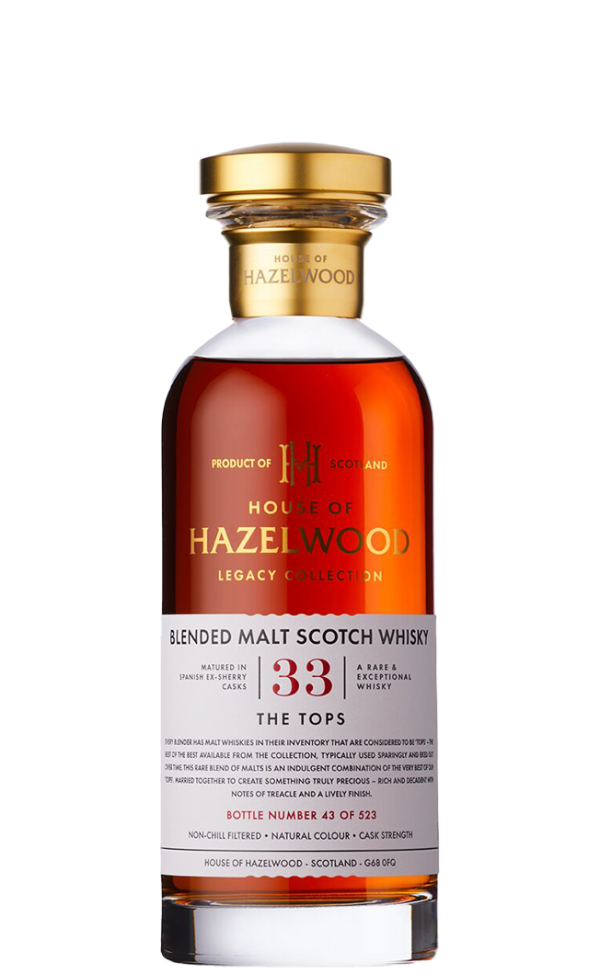 THE TOPS 33 YO SPEYSIDE BLENDED MALT SCOTCH WHISKY 70CL