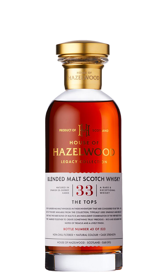 THE TOPS 33 YO SPEYSIDE BLENDED MALT SCOTCH WHISKY 70CL