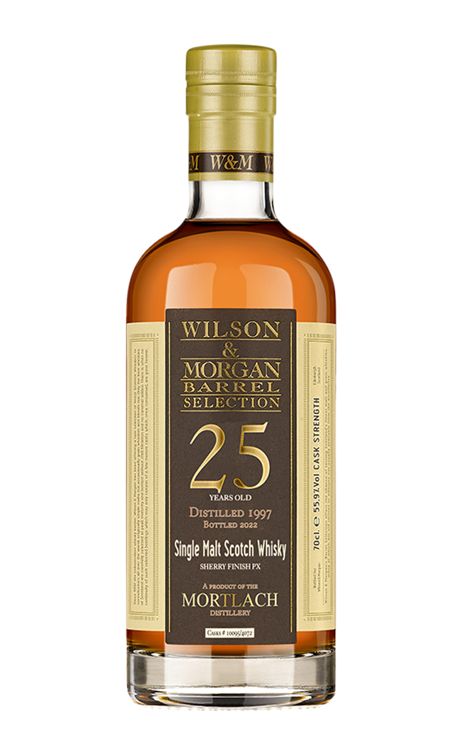 W&M MORTLACH 25 YO 1997-22 SHERRY FINISH PX#10095 4072 70CL