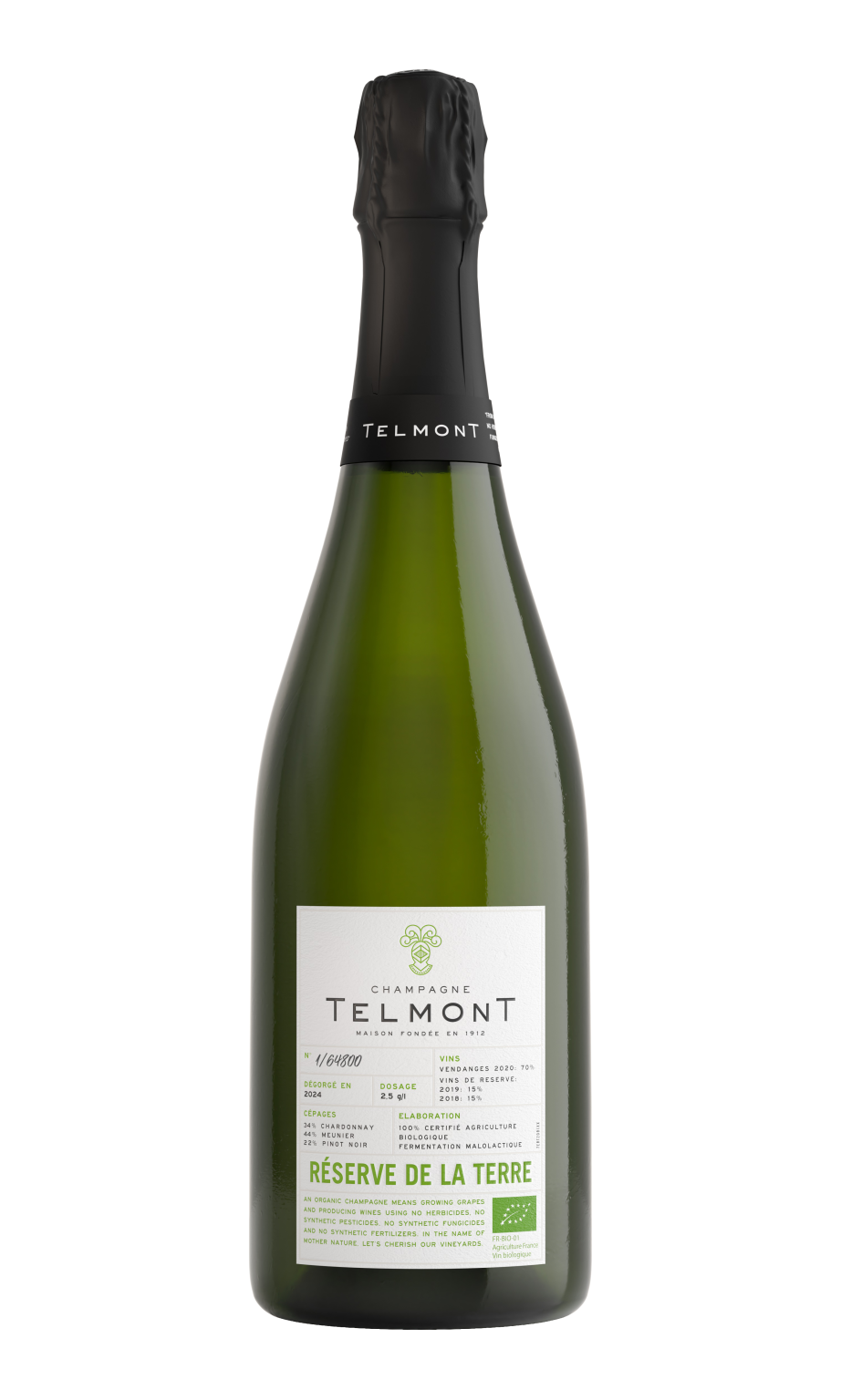 TELMONT RESERVE DE LA TERRE ORGANIC 75CL
